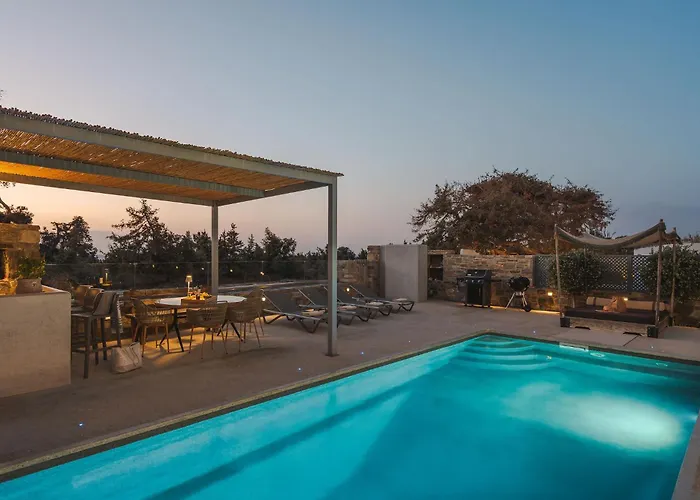 Villa Cedar Forest Alyko Oceanfront 4br With Private Heated Pool & Access Spiaggia di Aliko