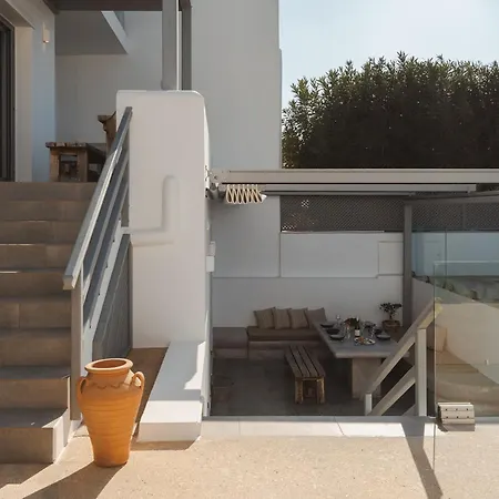 Cedar Forest Oceanfront Villa, 4br Private Pool - Naxos Aliko Beach